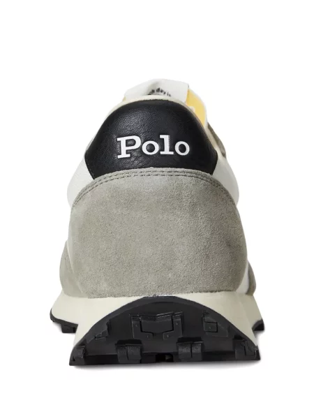 Briaunotas pusiau užtrauktukas zomšinės bokseriai Polo Ralph Lauren balta