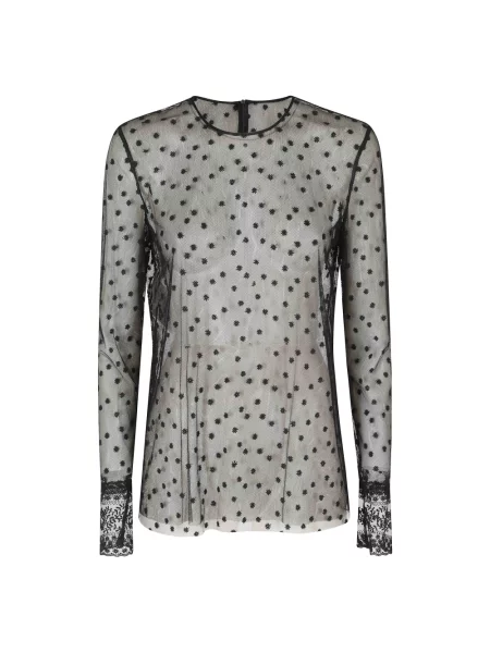 Bluzka Alberta Ferretti tiulowa czarna