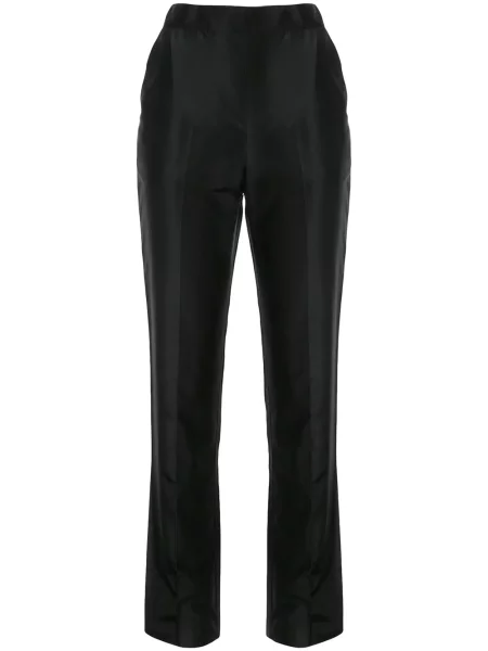 Pantaloni Macgraw de mătase negru