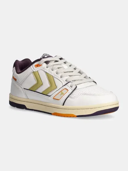 Кожени маратонки Hummel Power Play Lx-e бежово