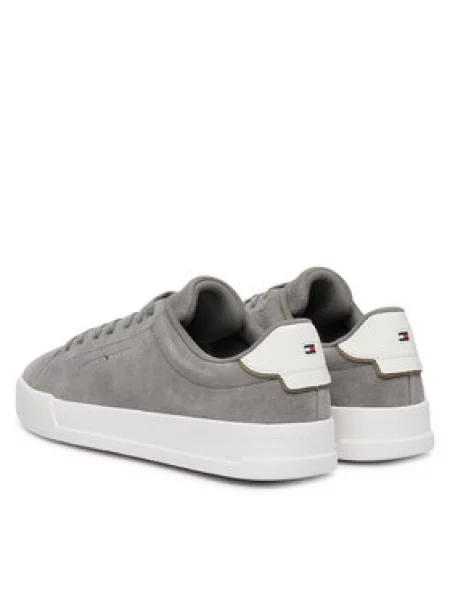 Tommy Hilfiger Superge Th Court Core Suede siva