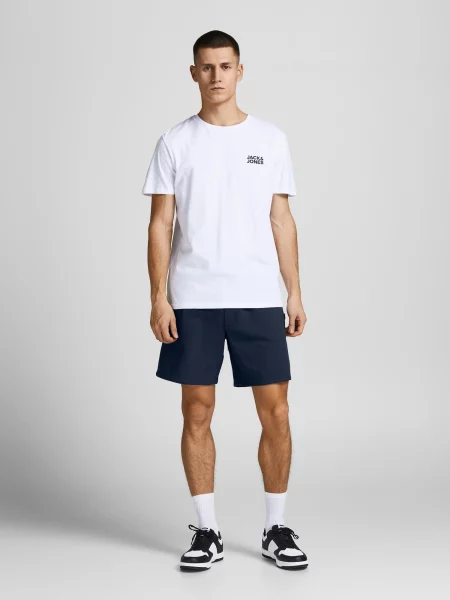 JACK & JONES Nohavice BRADLEY tmavomodrá