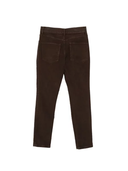 Pantaloni James Perse cu 5 buzunare maro
