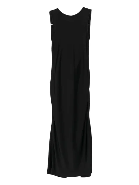 Rochie Another Tomorrow drapată de costum negru