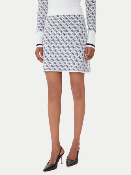 Guess Пола тип молив Екрю бяло