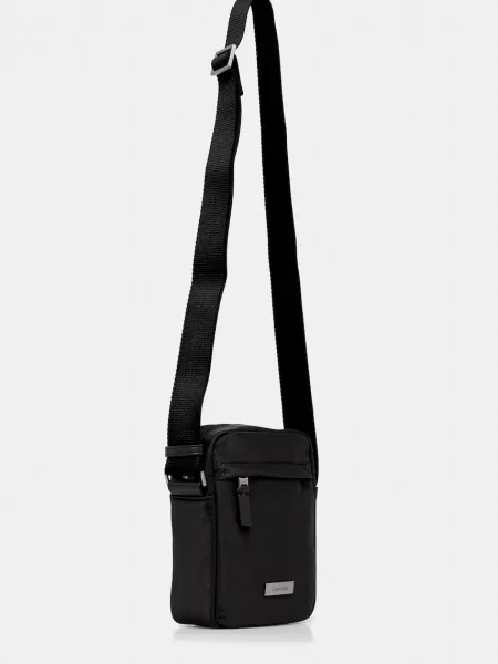 Geantă crossover Calvin Klein Sleek Reporter negru