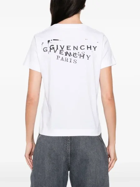 Tricou Givenchy cu imagine alb