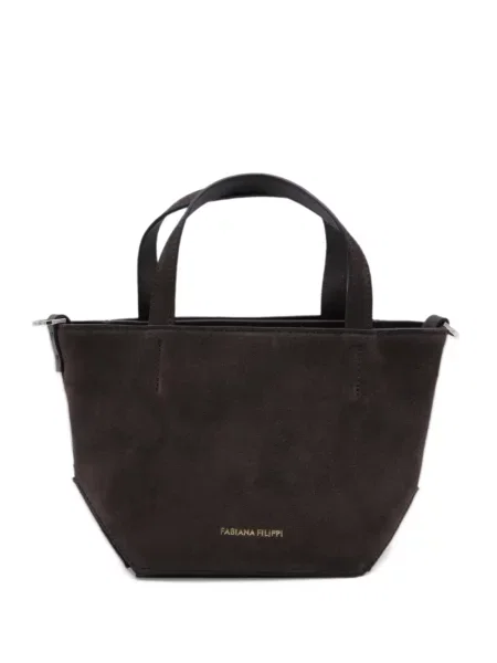 Τσάντα shopper Fabiana Filippi σουέτ καφέ