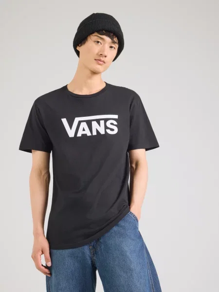 VANS Tričko CLASSIC čierna biela