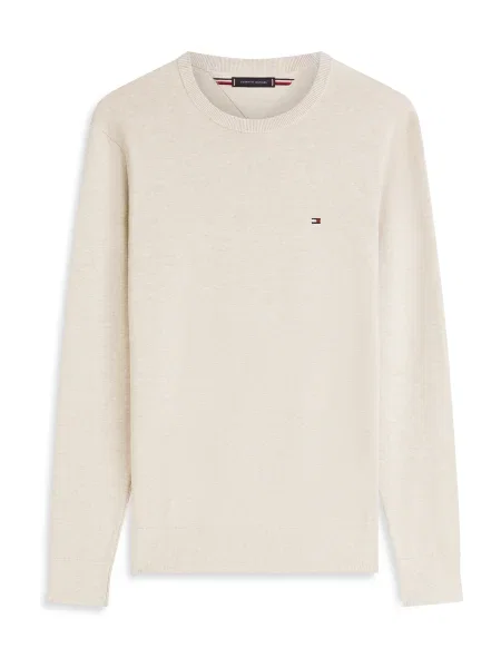 TOMMY HILFIGER Pulover Essential cappuccino maro