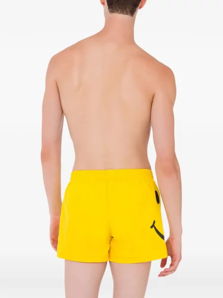 Slip de baie Moschino cu imagine galben