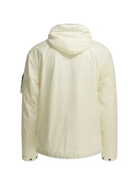 Palton Stone Island cu glugă cu strasuri