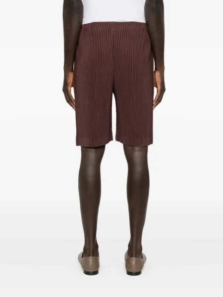Плисирани шорти Homme Plissé Issey Miyake кафяво