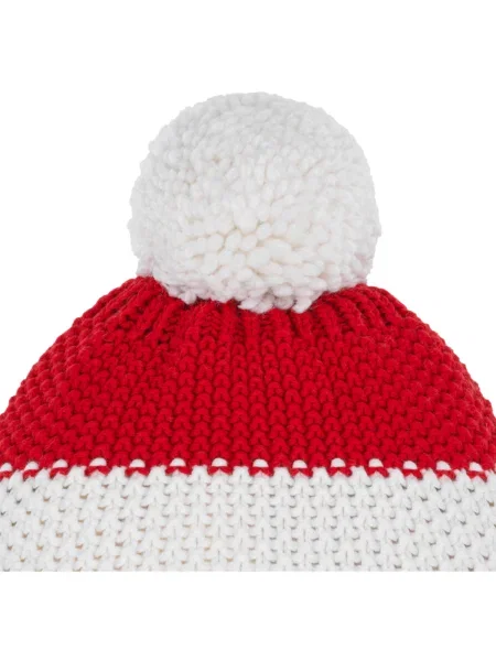 Téli sapka Eisbar Star Pompon SA ketchup/white/ketchup. Méret: OS fehér