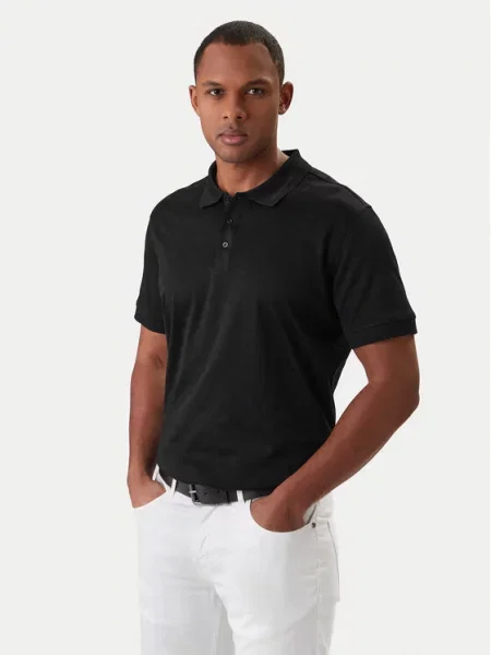 KARL LAGERFELD Polo czarny