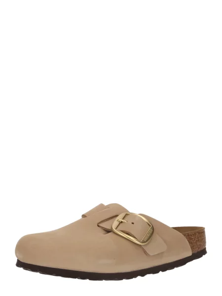 Pantofi Birkenstock cu cataramă bej