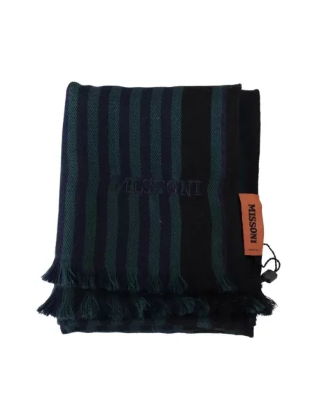 Haftowana szal Missoni czerwona