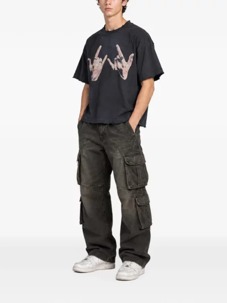 Tricou Warman zdrențuiți negru
