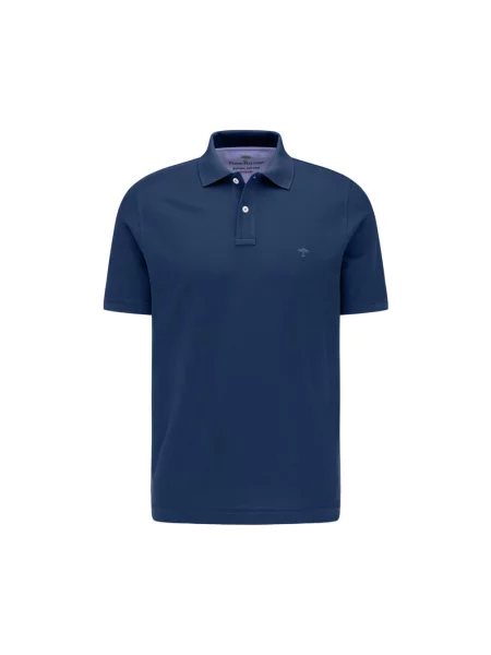 Koszulka polo z bawełny Supima® Fynch-hatton niebieskie