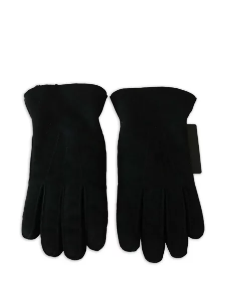 Mănuși Dolce & Gabbana din piele de căprioară negru