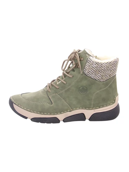 Buty do kostki Rieker zielone