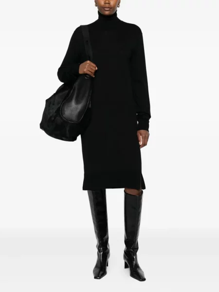 Rochie midi Toteme până la genunchi de costum negru
