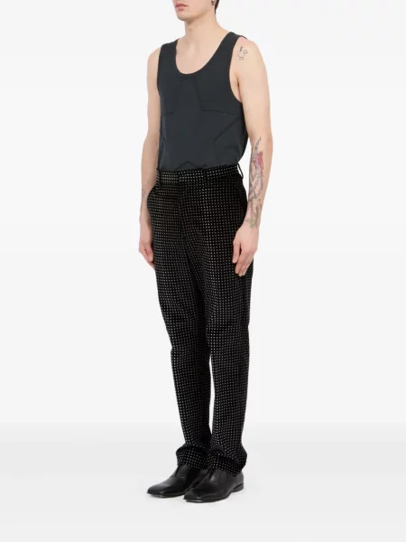 Pantaloni Mm6 Maison Margiela cu imagine negru