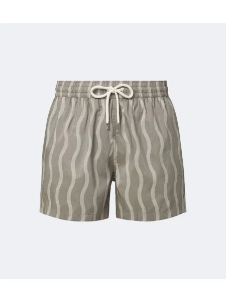 Slip de baie Frescobol Carioca cu imagine verde