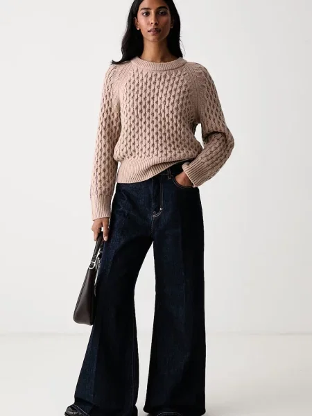 Calvin Klein Jeans pulover z volno bež