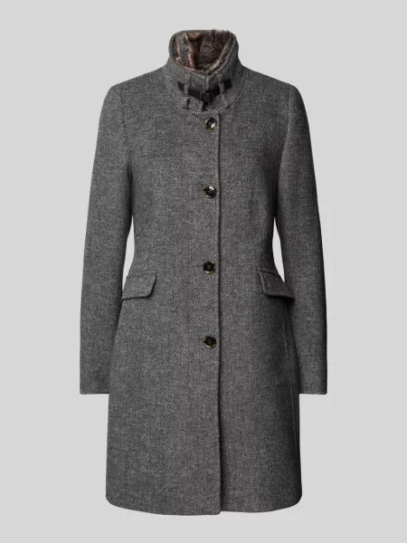 Płaszcz ze stójką i z patką Christian Berg Woman Selection