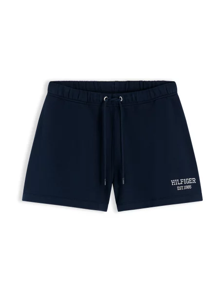 TOMMY HILFIGER Pantaloni VARSITY bleumarin alb
