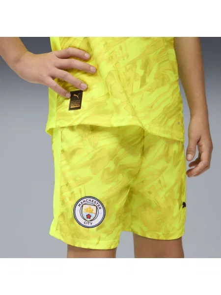 PUMA Młodzieżowe szorty bramkarskie Manchester City Odzież żółty