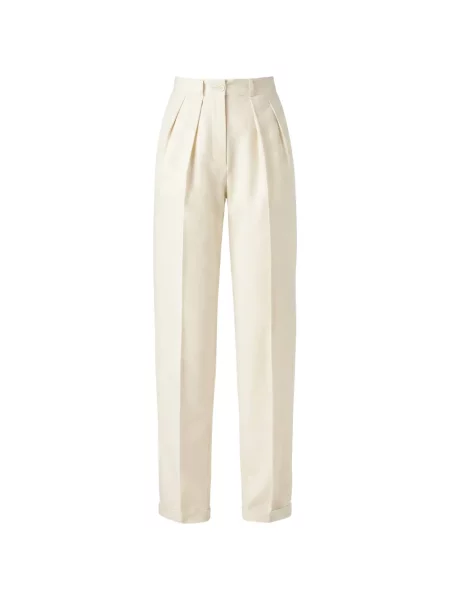 Pantaloni Almaz clasici alb