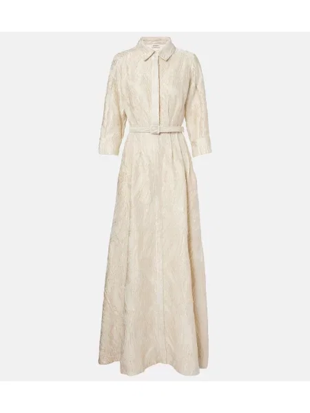 Rochie Simkhai din jacard bej