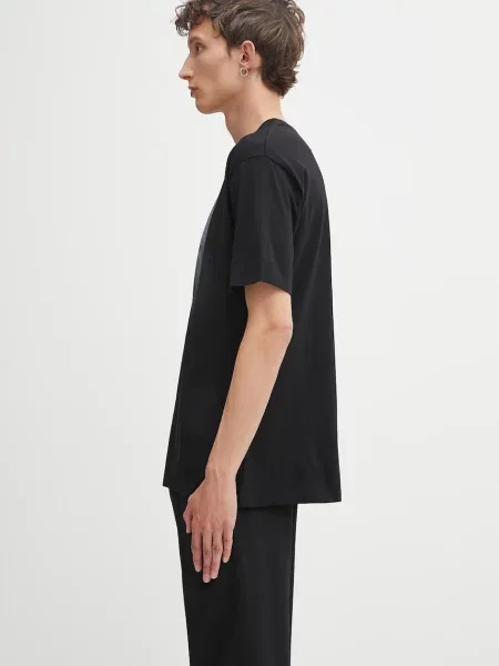 Однотонная футболка Mm6 черная