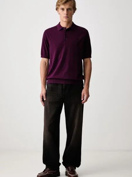 Κωνικό κωνικό τζιν Carhartt Wip καφέ