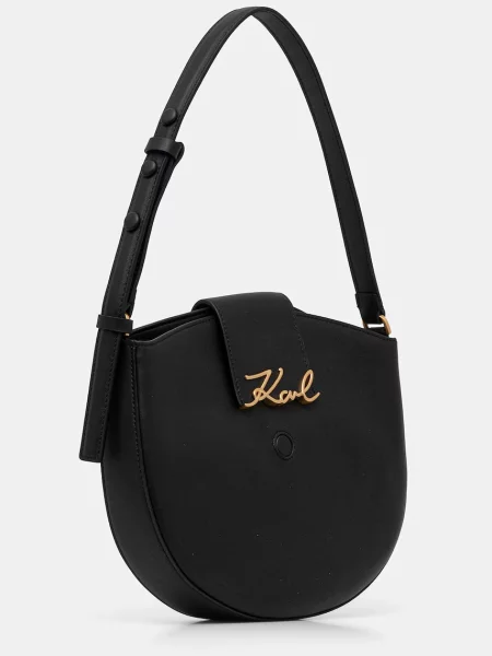 Karl Lagerfeld De piele geantă pe umăr K/Signature negru