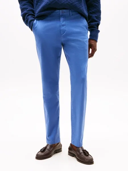 TOMMY HILFIGER Pantaloni eleganți HARLEM ESSENTIAL regal albastru