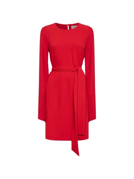 Cu centură rochie midi Blanca Vita roșu
