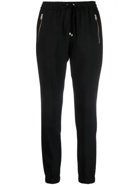 Pantaloni Lorena Antoniazzi de lână negru