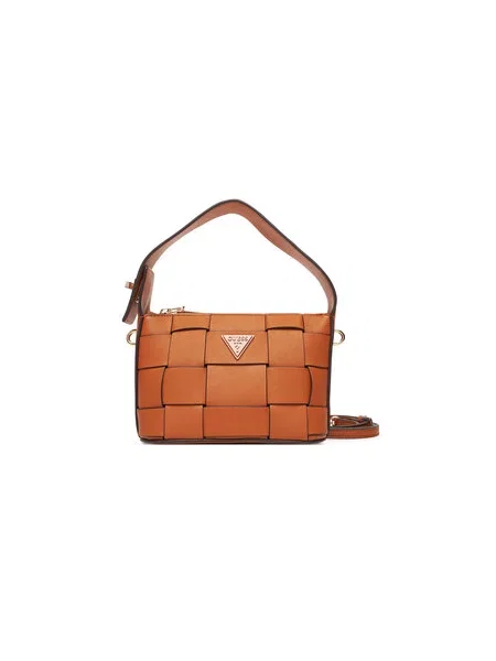 Guess Kabelka Maylee Mini hnědá