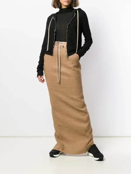 Fustă Rick Owens cu cordon