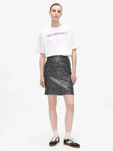Karl Lagerfeld fustă mini creion gri