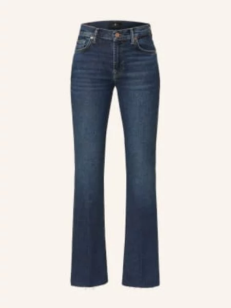 7 For All Mankind Džíny S Rozšiřujícími Se Nohavicemi Tailorless blue vibe modré