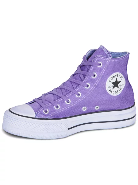 Pantofi Converse din canvas violet