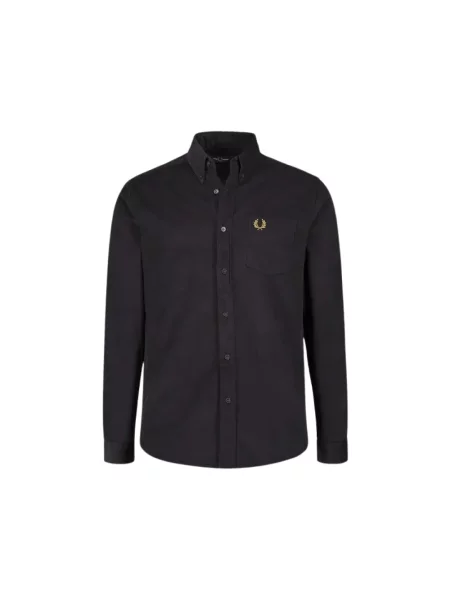 Fred Perry koszula sztruksowa czarna