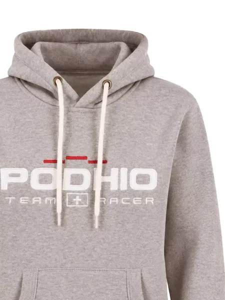 Bluza z kapturem dziecięca Podhio szara