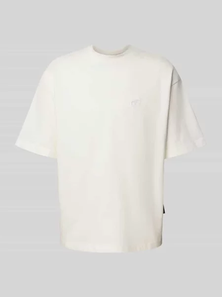 T-shirt z okrągłym dekoltem Prohibited biała