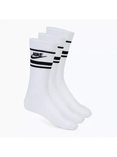 Nike Sportswear Everyday Essential zokni 3 pár fehér/fekete/fekete. Méret: EU fehér
