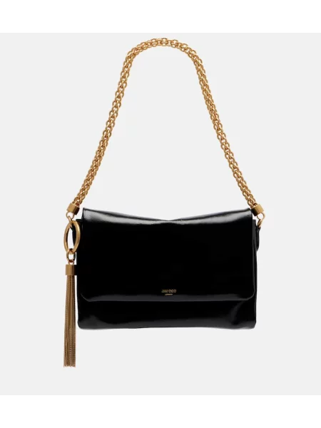 Geanta de piele Jimmy Choo din piele negru